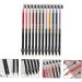 Mikinona 12pcs Lip Liner Eyeliner Waterproof Eyebrow Pencil Eyebrow Liner Plastic Makeup Pen Water Proof - Buy Online on SooperMarket.com