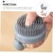 Beavorty 2pcs Massage Shampoo Brush - Silicone Scalp Scrubber & Body Exfoliator - Buy Online on SooperMarket.com