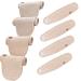 Baby Umbilical Cord Belt, Infant Belly Binder Hernia Care Navel Truss Support Newborn Warm Essential with Breathable Organic Cotton (4 Pack) 4pack-brown