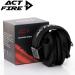 ACT FIRE Shooting Earmuffs Elite - Hearing Protection for Gun Range - Matte Black - One Pair - Buy Online on SooperMarket.com
