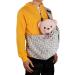 CUBY Reversible Pet Dog Sling Carrier - Hands-free Double-sided Pouch for Puppy and Kitty - Striped Grey - 32x20x8cm - Buy Online on SooperMarket.com