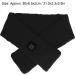 Plplaaoo USB Heating Scarf - Adjustable Heated Scarf for Adults Children & Elderly | Washable with 3 Gears | Black - Buy Online on SooperMarket.com