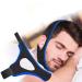 Snoring Chin Strap by KETINAU Adjustable Snore Device Comfortable Universal Snoring Solution Snore Chin Strap Snoring Sleep Device Sleep for Men and Women Blue