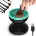 Electric Makeup Brush Cleaner, Make up Brush Clean Machine, Brush Cleaning Mat, Valentines Day Gifts for Her, Mothers Day Gifts from Daughter Son, Christmas Gifts Stocking Stuffers for Women Mom Wife Green