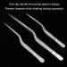 Asukohu Professional Stainless Steel Medical Tweezers Ear-Pick Tool Bending Tweezers for Ear Cleaning and Care Bend Tweezers - Buy Online on SooperMarket.com