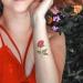 Oottati Waterproof Temporary Tattoo Stickers - 9 Sheets | Tulip, Sunflower, Rose, Nasturtium, Chrysanthemum Designs - Buy Online on SooperMarket.com