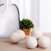 Wool Dryer Balls - 4PCS Natural Fabric Softener | 100% Organic New Zealand Wool | Reusable Anti-Static & Eco-Friendly | Reduces Drying Time & Wrinkles - Buy Online on SooperMarket.com