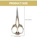 Compact Stainless Steel Beauty Scissors - Multi-Function Eyebrow & Nose Hair Scissors for Travel | Wear-Resistant & Portable - Buy Online on SooperMarket.com
