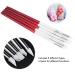 Buy Dekaim Nail Art Pens Set - 5pcs Red & White Silicone Dotting Tools for Perfect Manicure | International Shipping - Buy Online on SooperMarket.com
