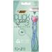 Bic Click 3 Soleil Sensitive Refillable Women's Razor 30% Recycled Plastic Handle and 3-Blade Refills - Box of 1+2 Click 3 Soleil Refill Bundle