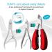 Professional Thick Toenail Clippers - Surgical Grade Stainless Steel for Ingrown Nails - Podiatrist Recommended - Large Nail Clippers for Men & Seniors - Red - Buy Online on SooperMarket.com