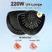 LKE 220W UV Nail Lamp - Gel Nails UV Lamp with Improved Charging 4 Timers LCD Display Infrared Sensor Removable Base & Handle - Best for Manicures - Buy Online on SooperMarket.com