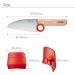 Opinel Le Petit Chef Knife Set | Child-Friendly Chef Knife with Rounded Tip and Finger Guard | Teach Kids Food Prep and Kitchen Safety | 2-Piece Set | Made in France - Buy Online on SooperMarket.com