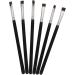 Baluue 24 Pcs Flat Eyebrow Brush Fine Eyeliner Brush Eye Brush Makeup Eye Lash Brush Black Wooden Handle - Buy Online on SooperMarket.com