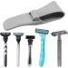 4 PCS Portable Razor Protective Case Waterproof Razor Travel Case Silicone Travel Razor Protector Holder Cases for Man Manual Razor Storage Protective - Buy Online on SooperMarket.com