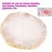 Polish Mix Palette Resin Nail Art Palette Paint Drawing Color Dish Golden Edge Resin Stone Paint Drawing Color Dish Manicure Nail DIY Tool(White) - Buy Online on SooperMarket.com