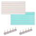 Wisebom Nail Display Stand and Glue Putty 10 Pieces Magnetic Nail Tips Exercise Holder 192 Pieces Adhesive Clay Reusable Acrylic Nails Art Practice Stands for DIY Manicure (Aurora Colour) Aurora Color