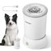 Dog Paw Cleaner ,Portable Automatic Dog Paw Washer,Paw Cleaner for Dogs with Soft Silicone Bristles with Muddy Paws for Small and Medium Sized Dog(White)
