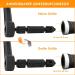 Arkham Bicycle Mirror - Extra Large HD Real Glass Rearview Mirror for E-Bikes & Bicycles | Universal Fit 15-20mm Left Handlebar - Buy Online on SooperMarket.com