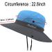 NPQQUAN Sun Hat for Women Men - 2 PCS Wide Brim UPF 50+ Fishing Bucket Beach Hats with Ponytail Hole - Pink/Grey - Buy Online on SooperMarket.com