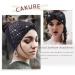 Cakure Crystal Rhinestone Headbands Pack of 3 - Wide Bling Turban Head Wraps for Women and Girls - Elastic Twist Scarf for Sports and Fashion - Type A - Buy Online on SooperMarket.com