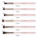 6 Pcs Professional Eye Makeup Brush Set for Blending Eyeshadow, Concealer, Eyebrows, and Eyeliner - Soft Hairs & Wood Handle - Buy Online on SooperMarket.com