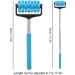 Adjustable Telescopic Back Massager for Pain Relief | Blue Sore Muscle Tool for Men & Women | International Shipping - Buy Online on SooperMarket.com