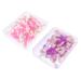 BELLIFFY 100pcs Double Ended Eyeshadow Brush Eye Shadow Sponge Double-ended Eyeshadow Cosmetic Makeup Brush Dual Sides Eyeshadow Eye Shadow Applicator