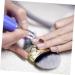 ABOOFAN 1 Set Nail Sand Ring Cap Nails Nails Cuticle Tools Manicure Supplies Polish Cuticle Sanding Bands for Nail Drill Nail Manicure Kit Manicure Accessory To Rotate Clean Nail 8x6cm Rosy - Buy Online on SooperMarket.com