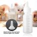 Cat Nursing Bottle 50ml Newborn Animal Nursing Care Set Milk Feeding Bottle with Replacement Nipples for Pet Supply Dog Cat KittenFeeders - Buy Online on SooperMarket.com