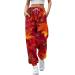 WILLBEST Women Stretch Gym Sport Joggers Sweatpants Straight Leg High Waisted Trousers Causal Running Workout Sweat Jog Pants Jogging Bottoms Lounge Wear L 1868-djufh-a-hotpink