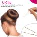 URAQT Hair Donut Bun Maker Set - 4 Pcs Ring Style Shaper with Hair Pins - Blonde Chignon Doughnut Bun - Hair Accessories for Girls, Women - Beige-2 Sizes - Buy Online on SooperMarket.com