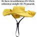 Folpus Outdoor Puppy Sun Hat | Breathable Summer Cap for Small Medium & Large Dogs - XL Yellow Pet Egg Hat - Buy Online on SooperMarket.com