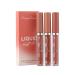 Professional lip balm makeup lipstick lipstick lipstick lipstick lipstick lipstick matte with multi -colored durable matt lip gloss liquid lipstick 3 sticks 1 ml (1 Pack) # 02