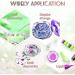 Dappen Dish Nail Art Dish Crystal Nail Art Cup Glass Liquid Powder Cup Clear Diamond Manicure Bowl with Lid Dappen Dish Cups for Nail Acrylic Liquid Powder - Buy Online on SooperMarket.com