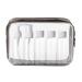 Keyri cultural bags transparent travel bottles to fill 5 pieces of empty travel bottles set 100ml with cultural bag for liquids.