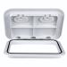 smartmarine White Marine Deck Access Hatch 17.312.4" Boat Hatch & Lid,Rectangle Boat Deck Hatch