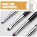 Healeved 4pcs Horse Hair Wooden Handle Eyeliner Precision Brush Black Eye Makeup Kit - Buy Online on SooperMarket.com