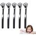 Visiblurry Tongue Scraper - 5 Pieces for Optimal Oral Hygiene | Reduce Bad Breath | Safe for Adults & Children - Buy Online on SooperMarket.com