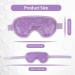 NEWGO Cooling Eye Mask - Reusable Hot/Cold Gel Therapy for Puffy Eyes, Migraine, Dark Circles, Dry Eyes, Sinus Pain - Purple - Buy Online on SooperMarket.com