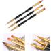 1 Set Nail Art Tip Round Flat Painting Drawing Carving Dotting Pen Builder Liner Acrylic Gel UV Polish Manicure Tools Accessories Nail Art Brush Builder Liner - Buy Online on SooperMarket.com