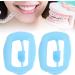 Silicone Cheek Retractors - 2 Piece Whitening Mouth Opener for Oral Inspection - Reusable & Portable Pink & Blue - Buy Online on SooperMarket.com