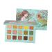 FOYTOKI 1pc 15 Makeup Accessories Cosmetic Pallet Compact Female Green
