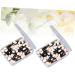 FOYTOKI 100 Pcs Cosmetic Eyeshadow Eyeshadow Brush Eyeshadow Makeup Double Head Eyeshadow Black Size 2 Black - Buy Online on SooperMarket.com