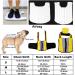Dog Life Jacket Vest with Detachable Airbags & Buoyancy | Safety Adjustable Swimsuit for Dogs - L Yellow - Buy Online on SooperMarket.com