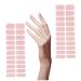 44PCS Gel Nail Stickers Light Colour Gel Nail Strips Long Lasting Nail Polish Strips Self Adhesive Sticker Nails Full Cover Nail Stickers for Women Girls