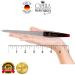 Camila Solingen CS19 8 inch Professional Sapphire Metal Nail File for Fingernail and Toenail Care - Stainless Steel, Double Sided Coarse Fine, Made in Solingen Germany - Manicure Pedicure Tool (Pack of 1) - Buy Online on SooperMarket.com