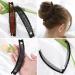 Rocita Long Banana Hair Clips - Black & Brown Dual Pack (15cm) - Buy Online on SooperMarket.com