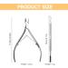 Airfish Stainless Steel Cuticle Pushers Cuticle Nippers Set Professional Cuticle Trimmer Perfect Nail Care Tool(Silver) - Buy Online on SooperMarket.com