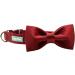 Lionet Paws XL Dog Collar with Removable Fly - Comfortable Silk Christmas Collar for Large Dogs (40-66cm) - Red 1 Pack - Buy Online on SooperMarket.com